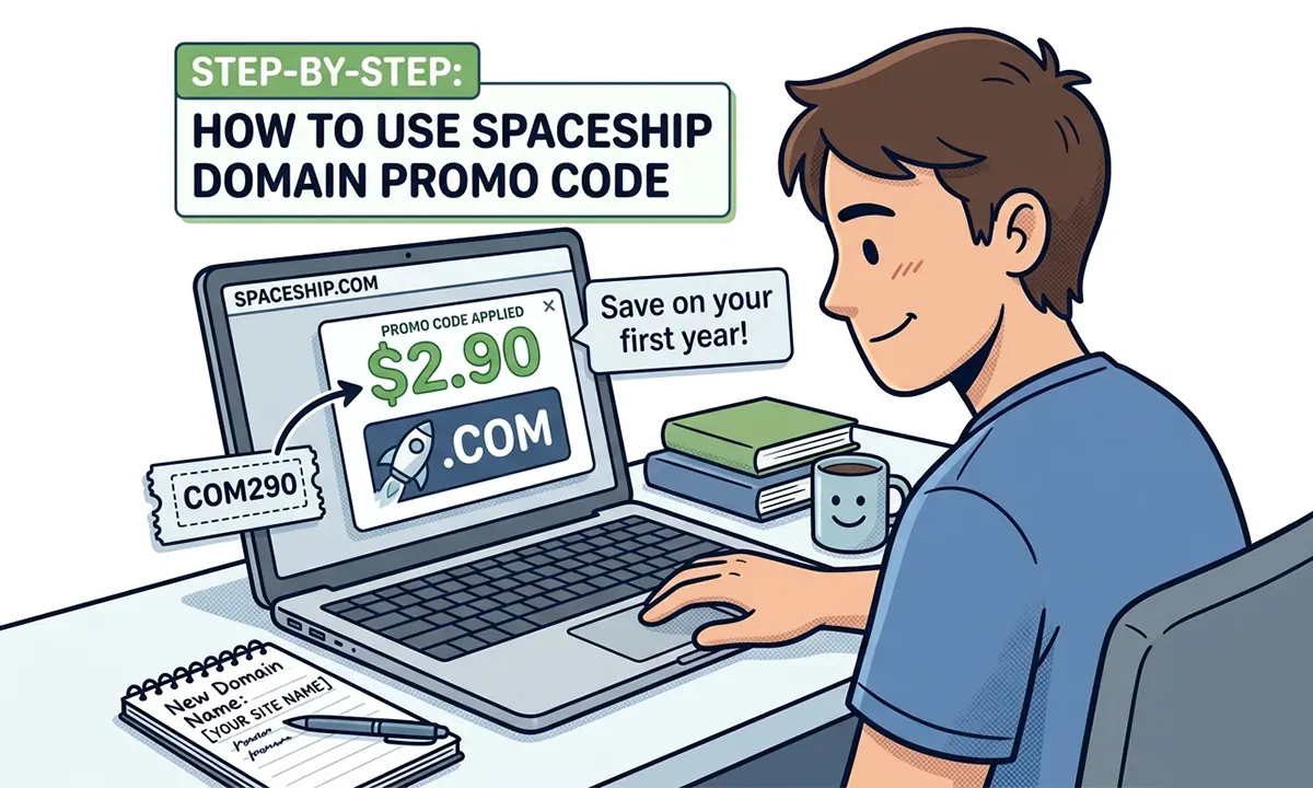 $2.90 Spaceship Domain Promo Code: How to Get a Cheap Domain Today